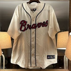 Authentic MLB Atlanta Braves Majestic Freddie Freeman Baseball Jersey Cr…​